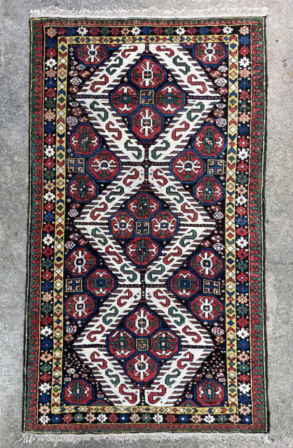 Caucasian Karabagh Rug - email mete@yorukruggallery.com - check out my other items                     
