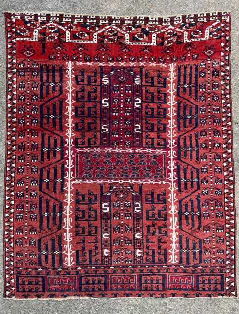 Turkmen Saryk Ensi Fragment - email mete@yorukruggallery.com                          
