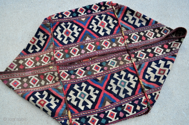 Complete Mafrash from Moghan area, South Caucasus Azerbaijan - good original stitching and condition, well preserved - feel free to contact me with questions about any of my pieces.    