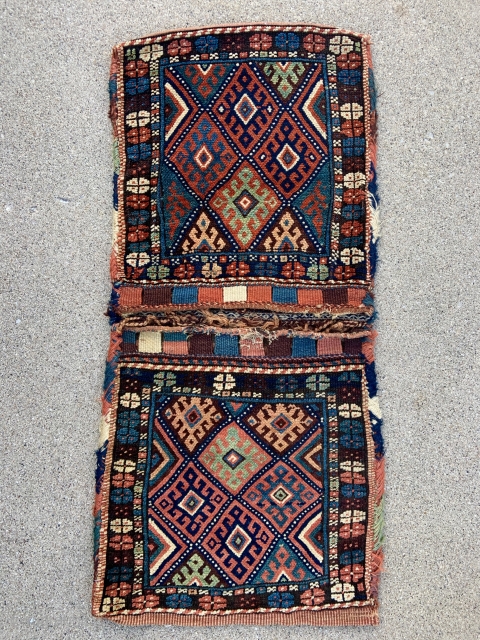 Jaff Kurdish Bags - complete double bags with kilim back                       