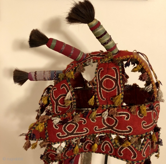 Central Asian camel Headdress!                             