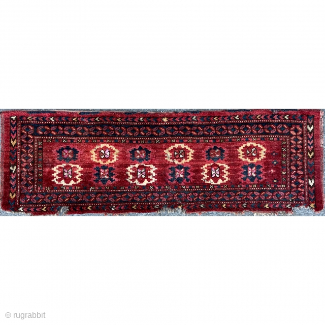 Turkmen Erasari Torba with shinny wool pile and silk highlights                       