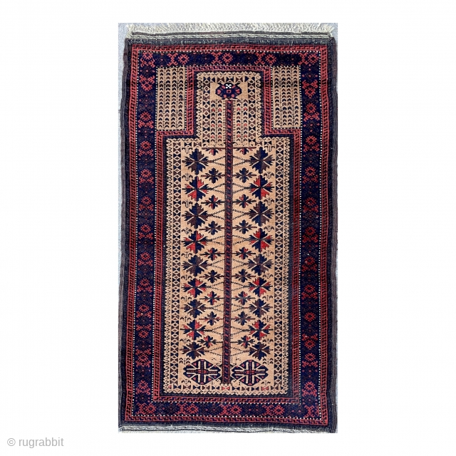 Fine Baluch Prayer Rug - 2'6 x 4'5 ft. 

Register for the opening…. https://artsrugshow.net/register-for-the-arts-opening/                   