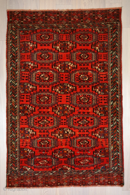 Turkmen carpet 19th. 210x145.                             