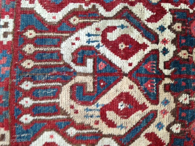 Pretty small Ersari Rug so called Ikat design ! it is just a Turkmen Tribal Art. 
Size : 104x83
Circa : End 19Th.           