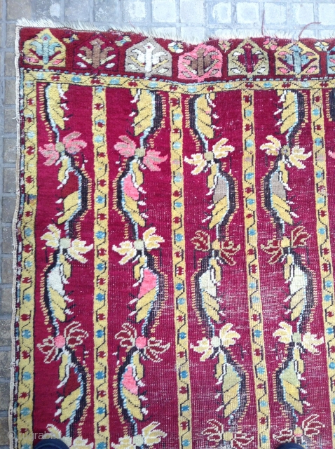 Antique Anatolian Size 175x105, some synthetic color.                          