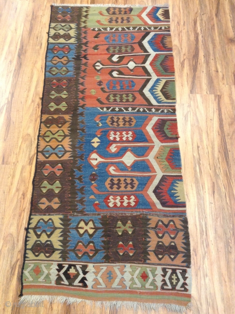 Anatolian Kilim Fragment.
Size 170x71                             
