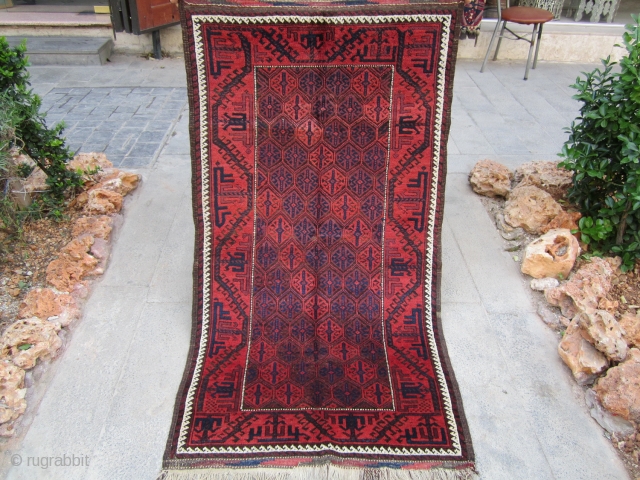 Old baluch.vegetable dyes.19th.
in good condition size.160x85                           