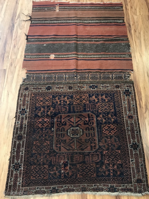 Antique Baluch Bagface size 77x82                            