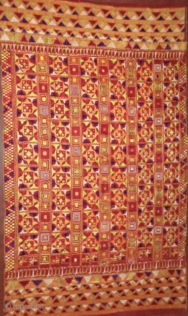 Phulkari from West (punjab), India.                            