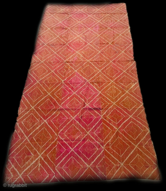 Antique thirma phulkari (sheesha) design.                            