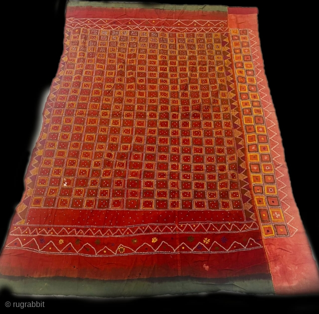 Antique Rajasthan's Shekhawati District Originates Odhani Bishnoi Shawl                         