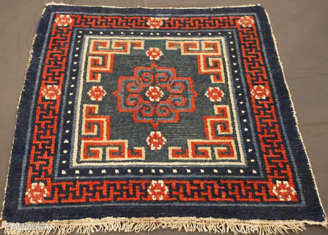 Beautiful Antique Tibetan Rug, 1880-1900,
79 × 72 cm (2' 7" × 2' 4")
                    