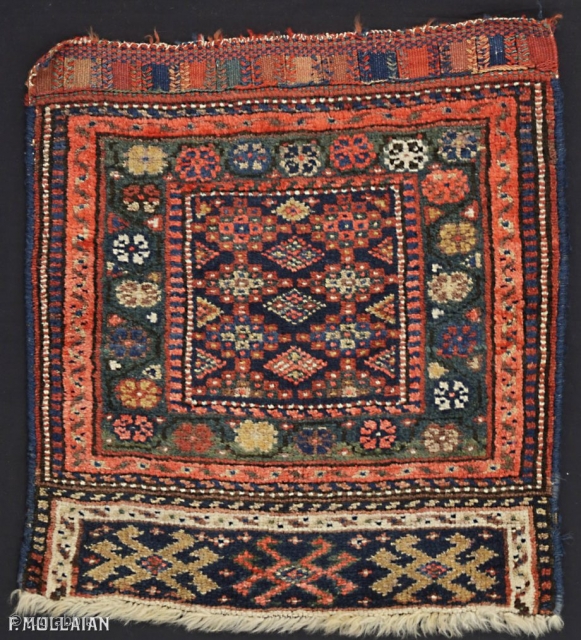 Beautiful Antique Persian Kurdish Rug, ca. 1880

62 × 58 cm (2' 0" × 1' 10")
                  