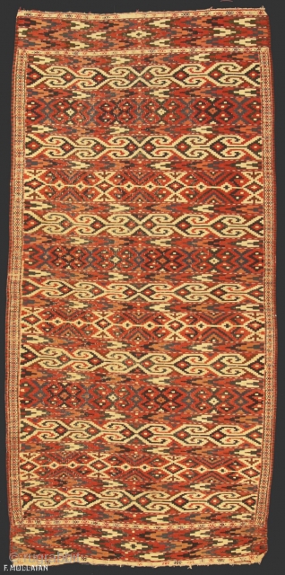 Antique Yomut, ca. 1890
240 × 116 cm (7' 10" × 3' 9")                     