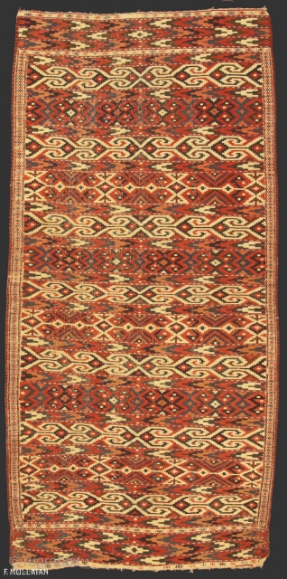 Antique Yomut, ca. 1890
240 × 116 cm (7' 10" × 3' 9")                     