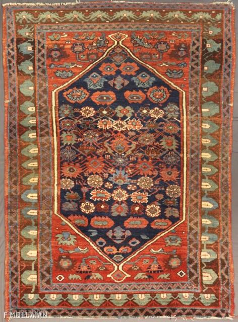 All-Over Antique Persian Bakshaish Rug, ca. 1920
179 × 127 cm (5' 10" × 4' 2")                  