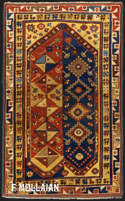 Antique Turkish Megri Rug, 19th Century,

170 × 107 cm (5' 6" × 3' 6")
                   