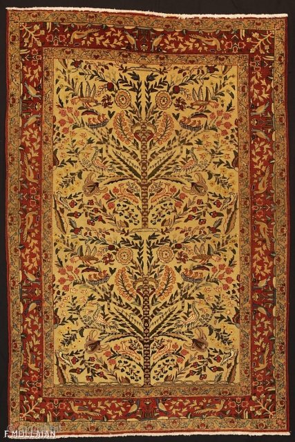 Antique Persian Qum Old Part Silk Rug, 1920-1950,

207 × 140 cm (6' 9" × 4' 7"),


Great deal for limited time only,


For fast and quick reply send us a message 
Via WhatsApp: 0039  ...