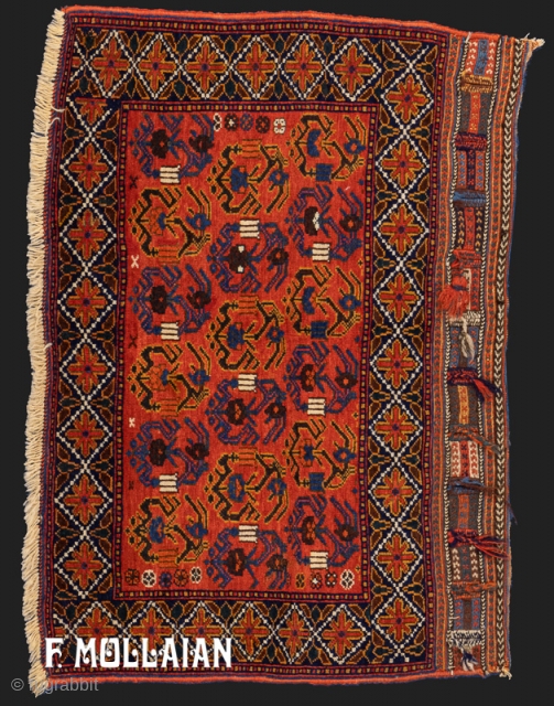 Antique Persian Afshari Rug, 1880-1900

59 × 84 cm (1' 11" × 2' 9")
                    