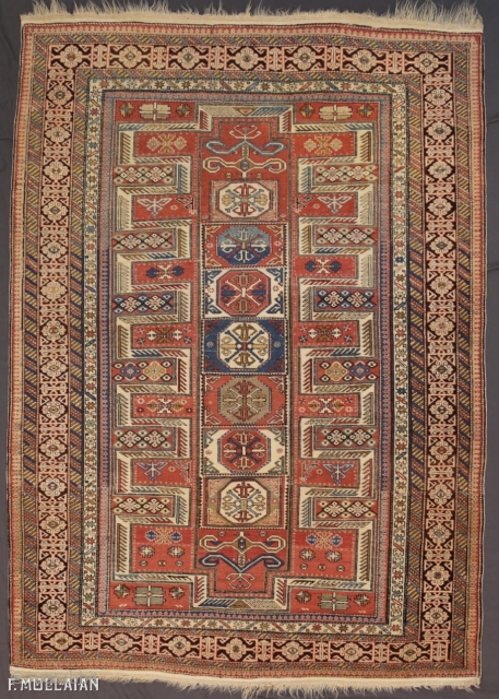 Antique Caucasian Kuba (Quba) Rug, ca. 1890

182 × 133 cm (5' 11" × 4' 4")
                  