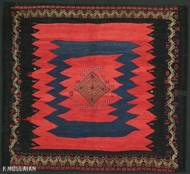 Beautiful Sofreh (A), ca. 1950,

112 × 123 cm (3' 8" × 4' 0")                    