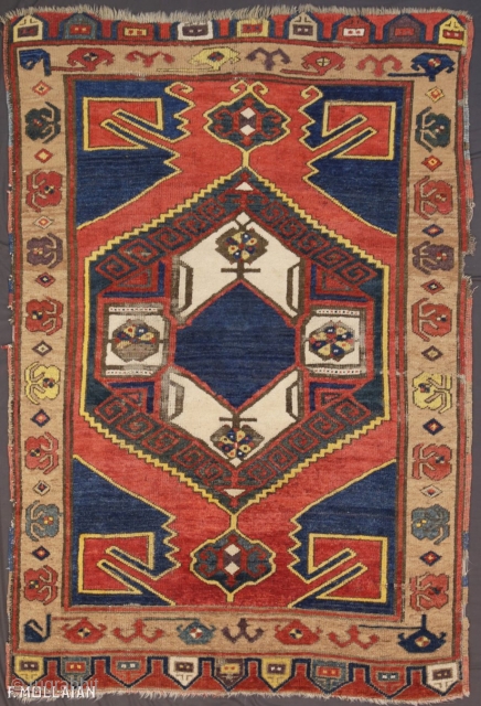 Antique Turkish Karapinar Rug, 19th Century,

205 × 137 cm (6' 8" × 4' 5")
                   