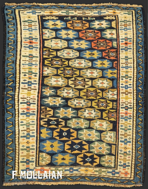 Beautiful Antique Shirvan Caucasian Rug, ca. 1900

83 × 51 cm (2' 8" × 1' 8")                  