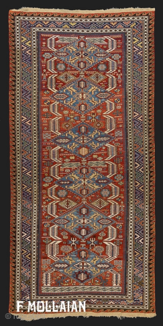Antique Sumak Caucaisan, 19th Century
252 × 121 cm (8' 3" × 3' 11")
                    