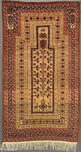 Amazing Persian Baluch Antique Rug n°:12644283, ca. 1900,

168 × 90 cm (5' 6" × 2' 11")                 