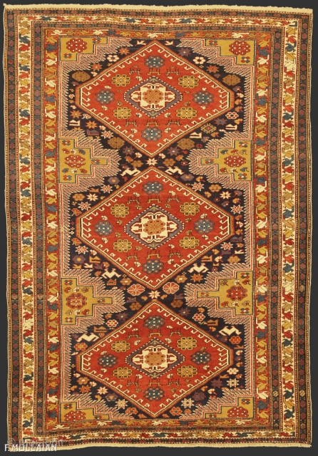 Beautiful Antique Khila Caucasian Rug, ca. 1880
173 × 123 cm (5' 8" × 4' 0")

Price For Extra EU citizens/UE Companies: €2,254.10            