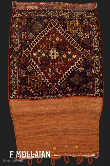 Antique Persian Kashkuli Rug, 1880-1900,

118 × 73 cm (3' 10" × 2' 4")                    