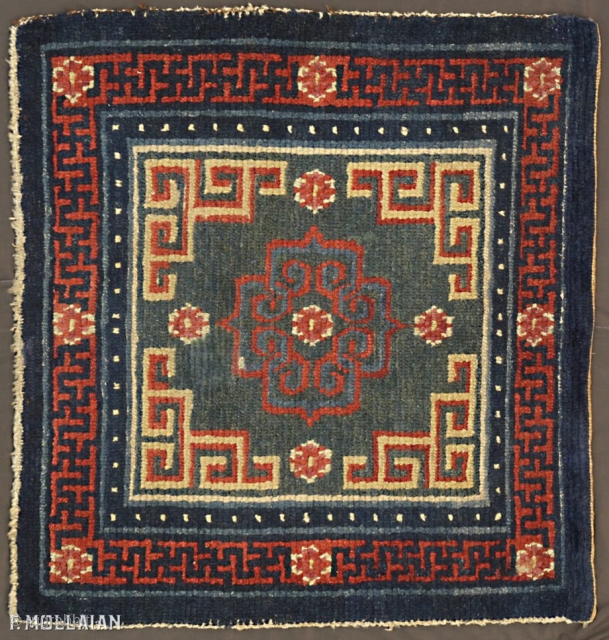 Lovely Antique Tibetan Rug, ca. 1900,

78 × 71 cm (2' 6" × 2' 3")                   