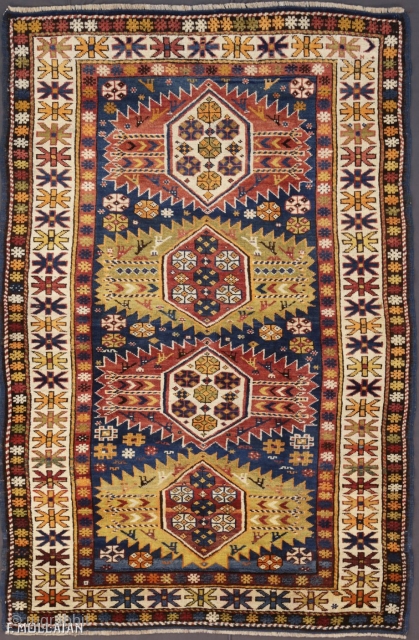 Beautiful Antique Caucasian Derbend Rug, 1900-1920
171 × 113 cm (5' 7" × 3' 8")
                   