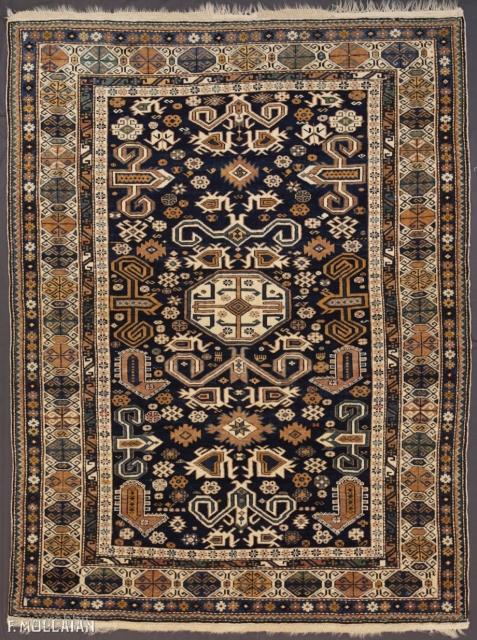 Beautiful Antique Caucasian Perpedil Rug, 1900-1920,
162 × 128 cm (5' 3" × 4' 2")
                   