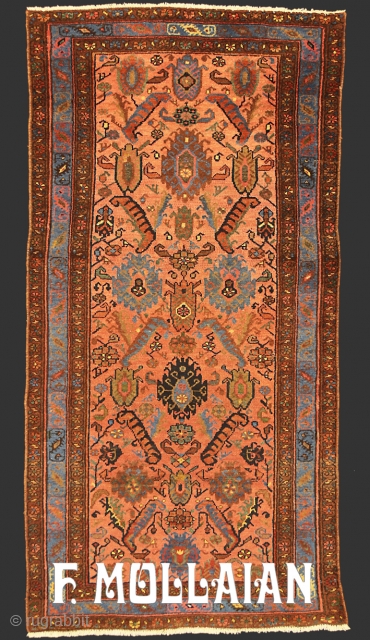 Beautiful Antique Persian Lilian Rug, ca. 1940
190 × 95 cm (6' 2" × 3' 1")

The price for Extra EU citizens/UE Companies: €778.00           