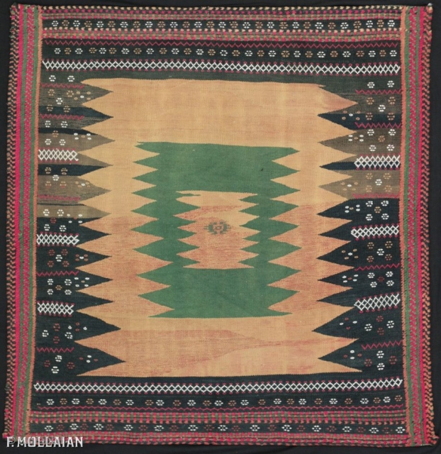 Lovely Tribal Design Sofreh (B), ca. 1950,
125 × 123 cm (4' 1" × 4' 0"),

The price for Extra EU citizens/UE Companies: €450.00           