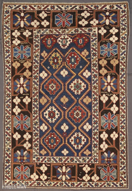 Beautiful Antique Caucasian Shirvan Rug, 1880-1900,
182 × 122 cm (5' 11" × 4' 0")
                   