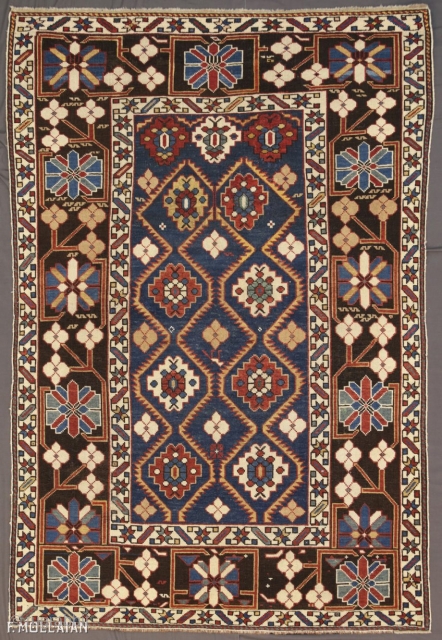 Beautiful Antique Caucasian Shirvan Rug, 1880-1900,
182 × 122 cm (5' 11" × 4' 0")
                   