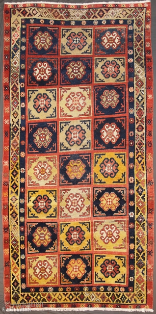 Amazing Antique Khotan Carpet, ca. 1920,
330 × 160 cm (10' 9" × 5' 2"),

The price for Extra EU citizens/UE Companies: €1,598.00             