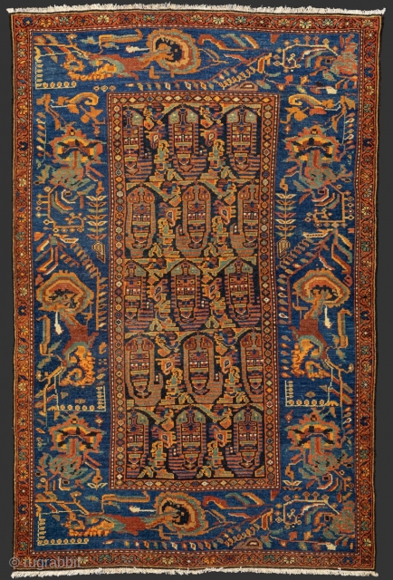 Beautiful All-over Antique Persian Malayer Rug with “Bothe” design.
168 × 109 cm (5' 6" × 3' 6")                