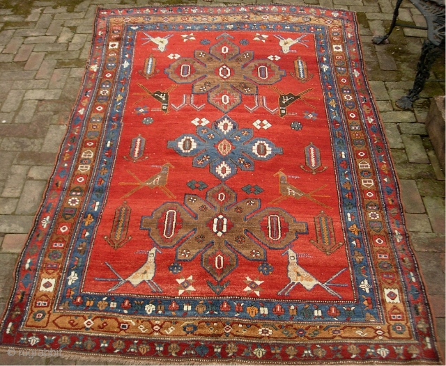 Karabagh-- 5.5 x 8 ft 9 in. Rare size main Carpet. Some condition issues but generally plush. Please call for condition Report. $30 UPS to lower 48. Check out  fresh posts  ...