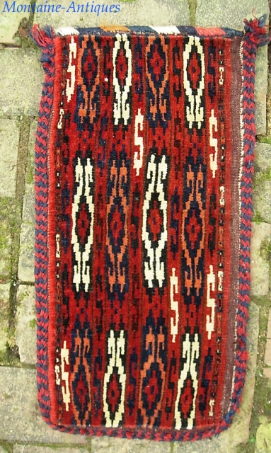 Turkoman. 11 x 21 inches. spindle bag? Not my area of expertise. $15 ups to lower 48.                