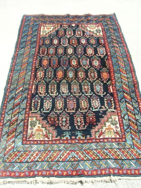 Nice rug somewhere from the caucausian area.  Size is 3'5"x5'5".  Good condition.                   