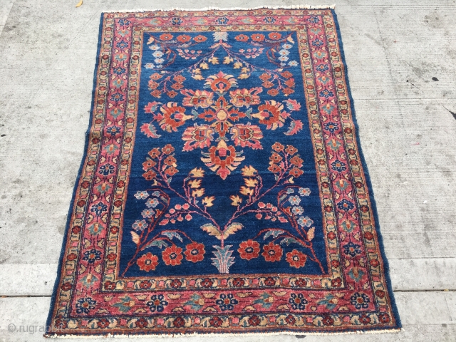 Nice 1920’s Persian Lilihan measuring 3’5”x 4’9” in very good condition.                      