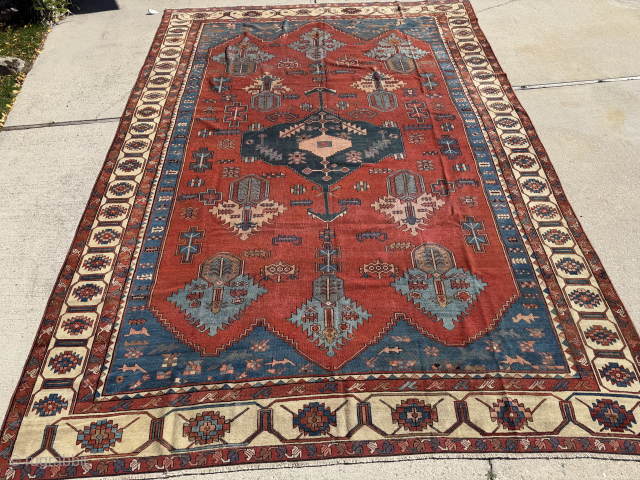 11’x15’ Bakhshayish with some recent repair. More pics available upon request. Call or text 208-433-0312
roddy@rugcurator.com 

                 