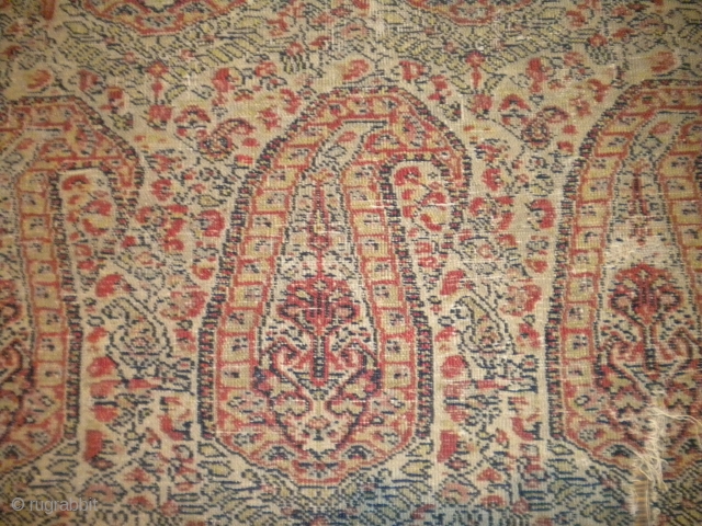 Very fine Seneh rug. 19th century.36" x 19".


                         