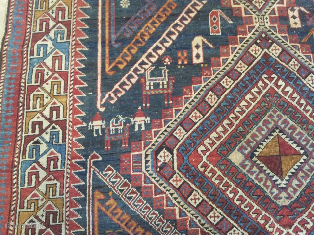 shirvan Caucasus rug
perfect conditionn end of 19th century
size 1.64x3.03
                        