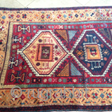 turkish kuord rug
late 19th
great color 
never touch
some place the black color is oxid
size : 1.06 X 2.42 cm
               