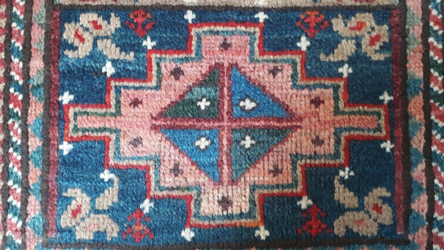 Balochi balisht with very rich colors. Size 75x55 cm                        